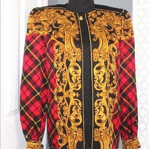 Woman vintage long sleeve blouse